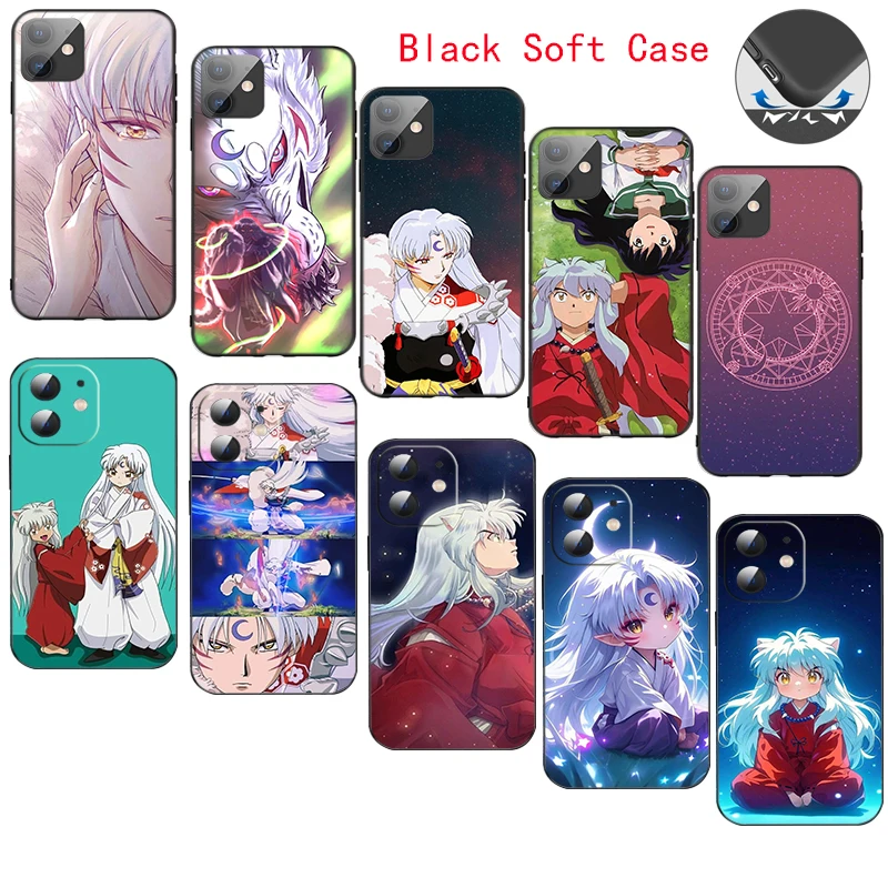 CR6 Anime Inuyasha Sesshomall Soft Silicone Case for Xiaomi Mi F1 9T Pro A1 5X A2 Lite A3 CC9E 10T 11T 12Pro 12X Caver