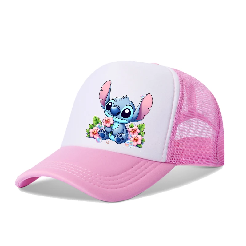 Детская бейсболка Disney Stitch мультяшная Кепка от солнца для мальчиков и девочек