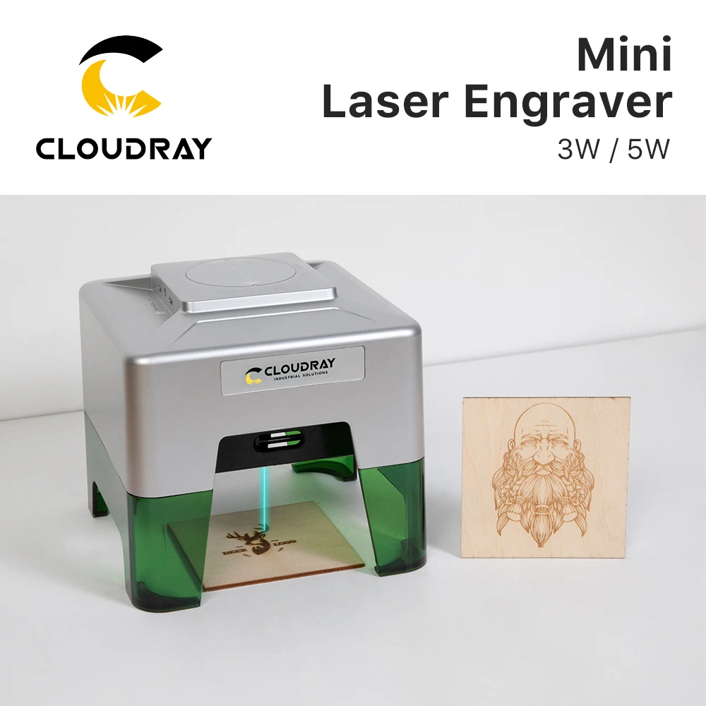 Ultrarayc Mini 3000mw CNC Laser Engraver Desktop 5000mw Laser Engraving Machine Woodworking DIY Logo Mark Printer Cutter