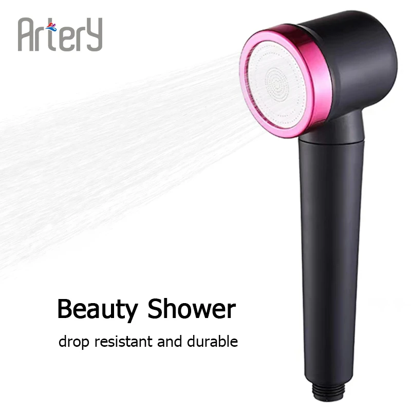 Душевая лейка высокого давления в артерию круглая ручная водосберегающий фильтр