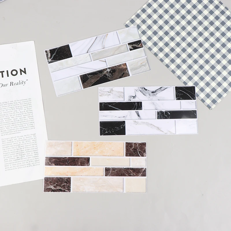 

12 шт., наклейки на стену с мраморными камнями