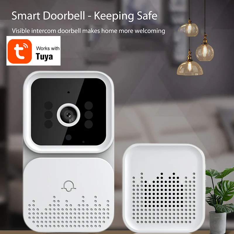 

Tuya Wireless Video Doorbell Digital Visual Intercom WIFI 2.4G 5GHZ Waterproof Electronic Guard 1080P Home Security Camera