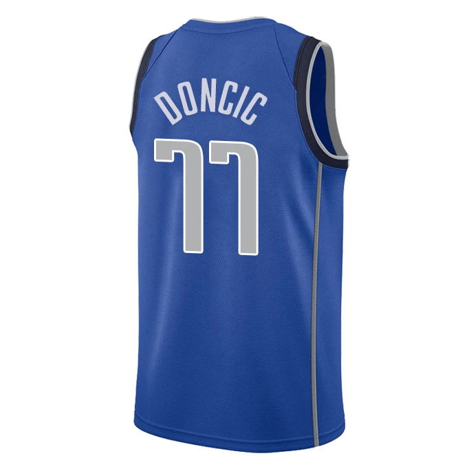 

2022 Mens American Basketball Jersey Clothes European Size Dallas Mavericks Luka Doncic #77 Shirts Cool Tops Shorts Four Seasons