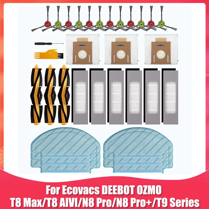 

Комплект запасных частей для робота-пылесоса Ecovacs DEEBOT OZMO T8 Max T8 AIVI N8 Pro N8 Pro +