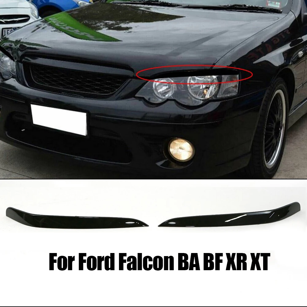 

2 шт., прочная накладка на переднюю фару для Ford Falcon