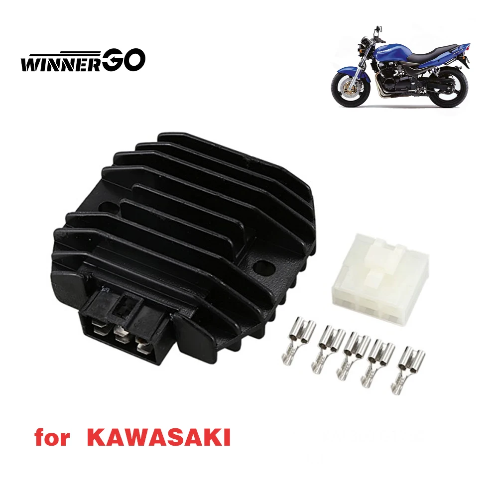

WINNERGO Voltage Regulator Rectifier For Kawasaki ZR-7S ZR-7 750 Z750S 2001-2005 ZL Eliminator 250 1996 1997 21066-1089