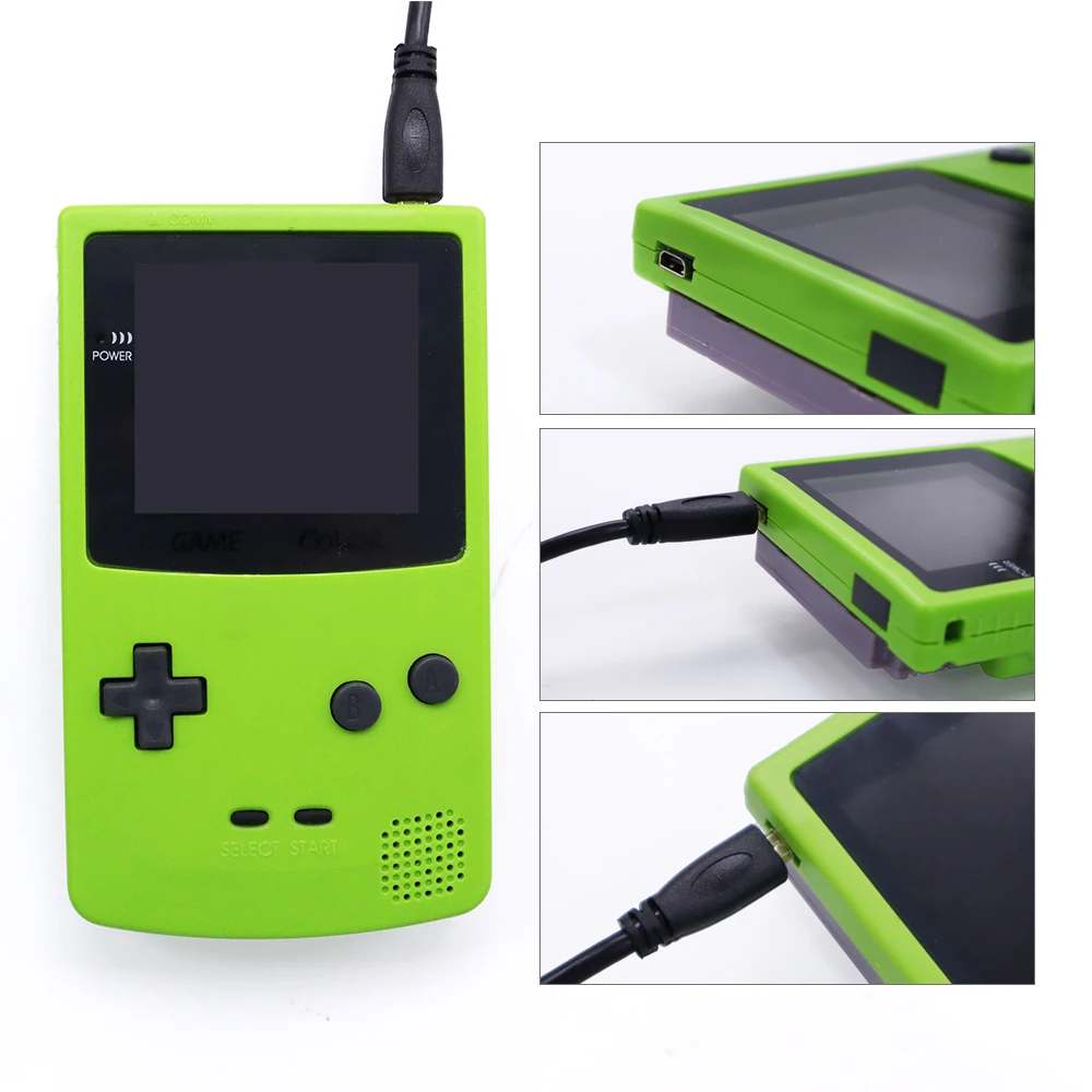 Фото Q5 HDMI IPS LCD-экран с подсветкой для GBC, мод для вывода изображения на ретро-телевизор, совместимый с Game Boy Color №4
