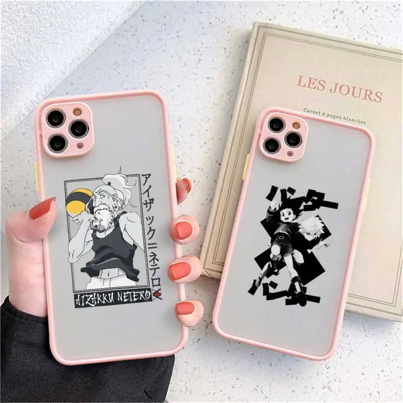 

HUNTER×HUNTER anime Phone Case matte transparent For iphone 14 11 12 13 plus mini x xs xr pro max cover