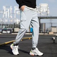 2021 mens pencil jogger sweatpants hip hop harajuku casual trousers large size 5xl new men harem pants sweatpants side pockets
