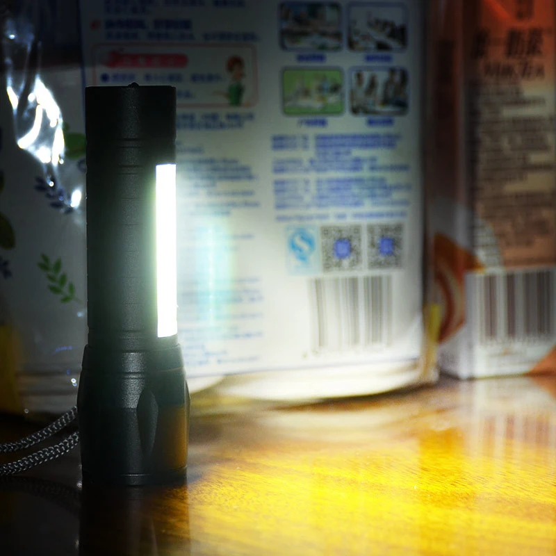 Мини-перезаряжаемый Светодиодный Фонарик С Зумом Водонепроницаемый Тактический