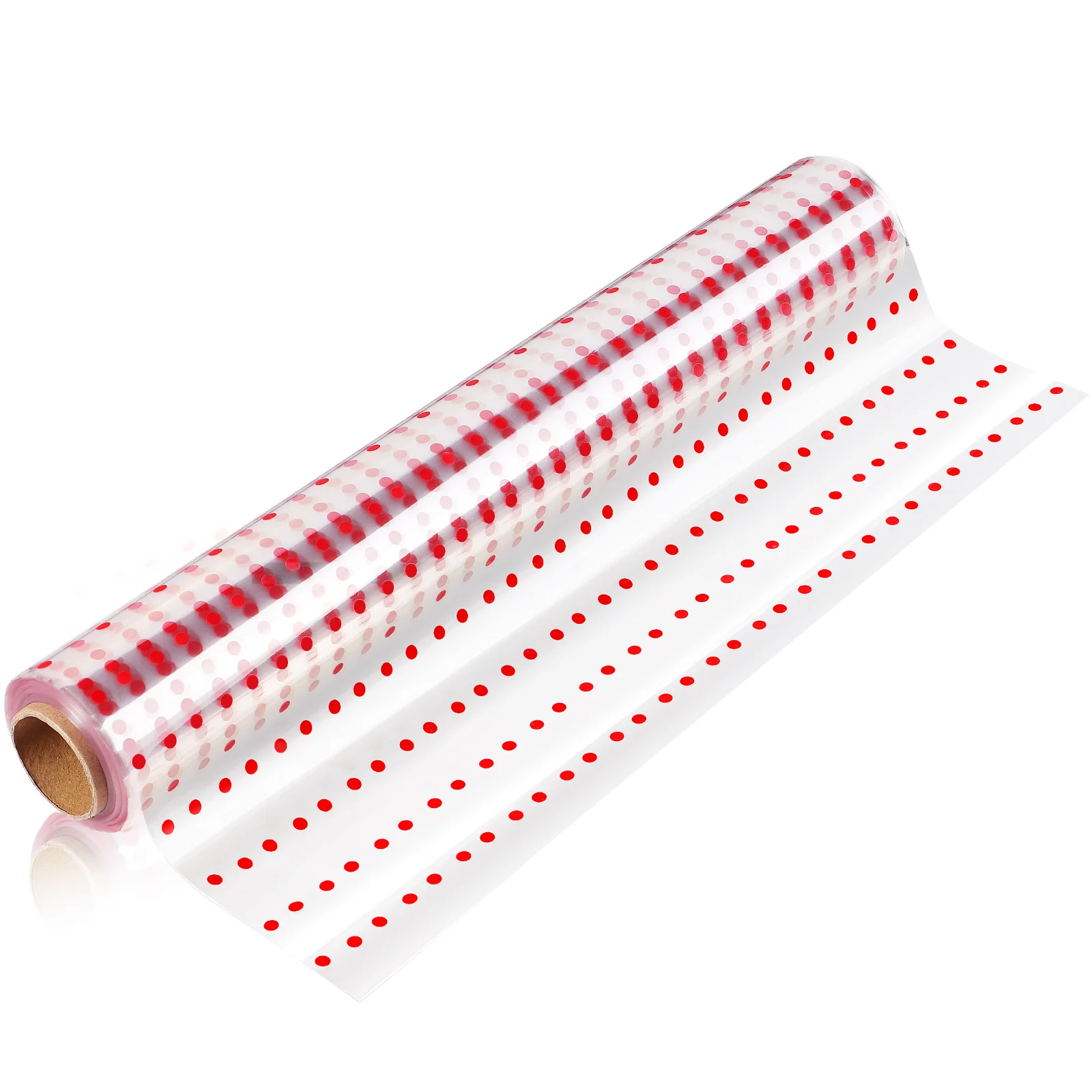 

Cellophane Wrap Roll Gift Paper Clear Dot Polka Wrappinggifts Basket Sheets Bags Baskets Decoration Wrapper Valentine Red Flower