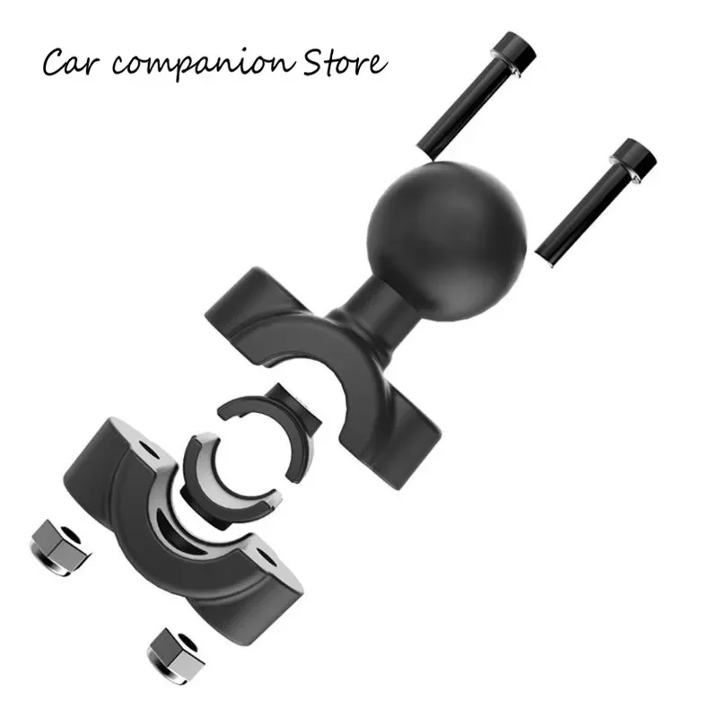 

Rail Mount 1 Inch Ball Car Headrest Motorcycle Scooter Rear View Mirror Stem Bar Mount For Gar Min Gopro For Ram Mounts