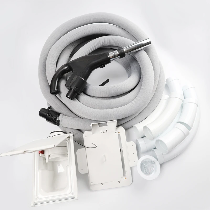 Central vaccum system Hide a hose set central vacuum cleanin