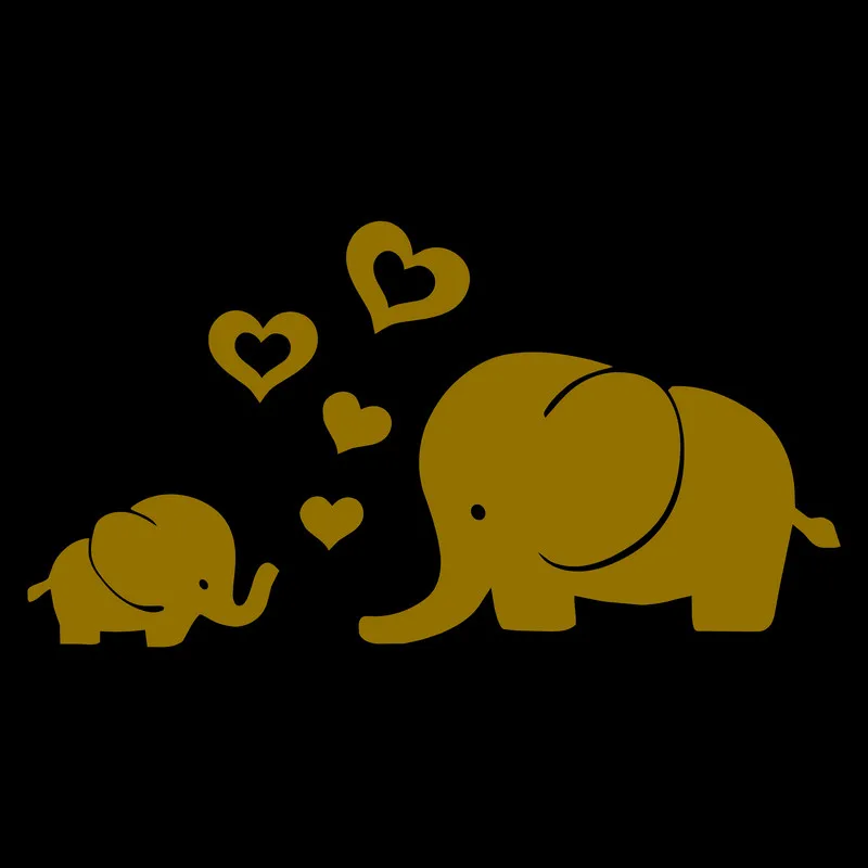 Виниловые наклейки с изображением слона