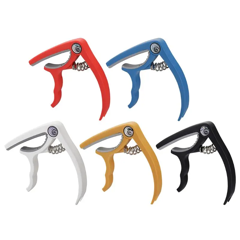 

Пластиковый стальной гитарный каподастр, Классическая акустическая гитара, стробоскоп