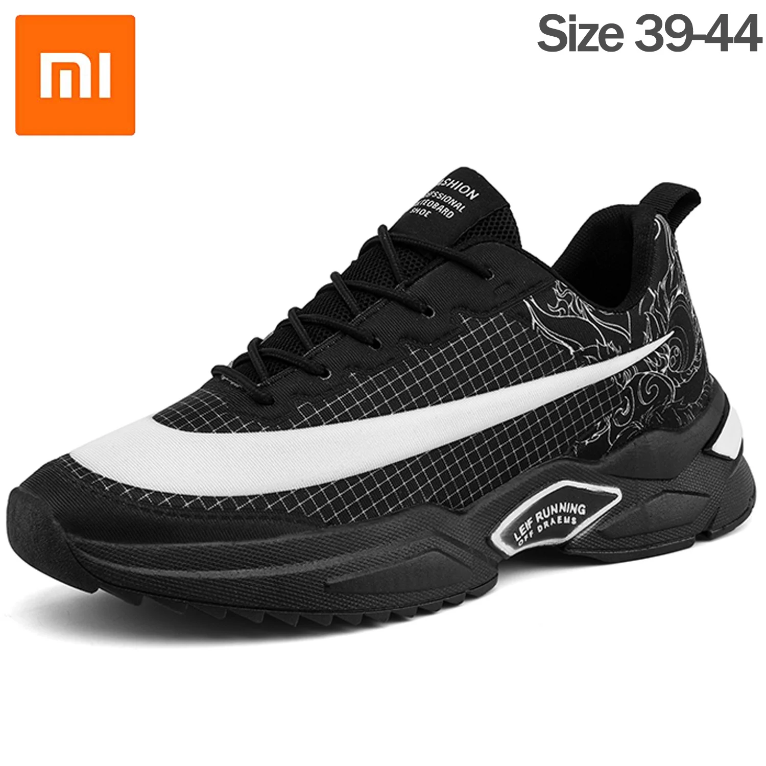 

saludas Xiaomi Sports Shoes Men Running Sneakers Non Slip Breathable Casual Shoe Fashion Sneaker Comfort Wedge Platform Athletic