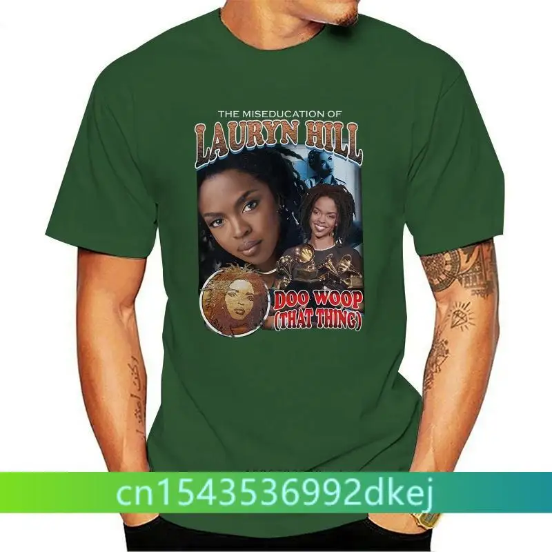 

Lauryn Hill T shirt The Miseducation Of Lauryn Hill Hip Hop Print Short Sleeve Men Top Novelty T Shirts Men'S Brand Clothing