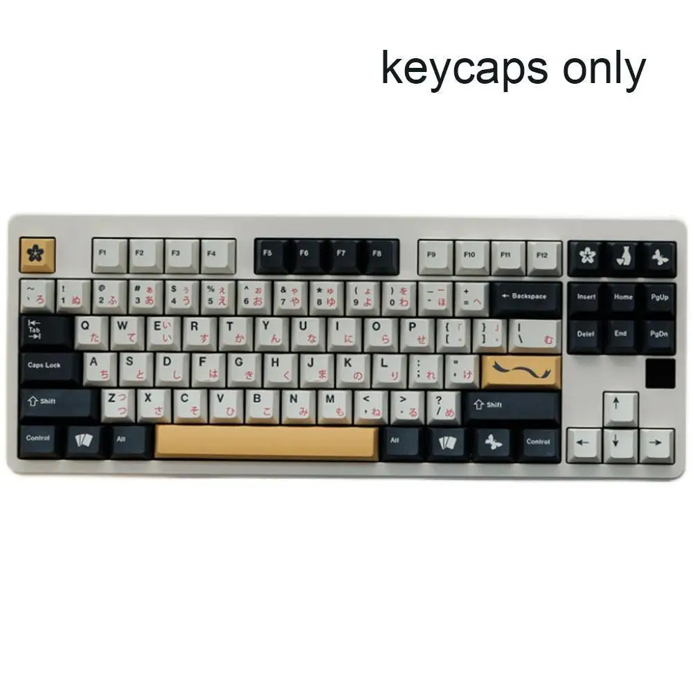 

GMK Matsu 128 Keys Keycaps Japanese/English Profile PBT Dye Sublimation Mechanical Keyboard Keycaps For MX Switch61/64/87