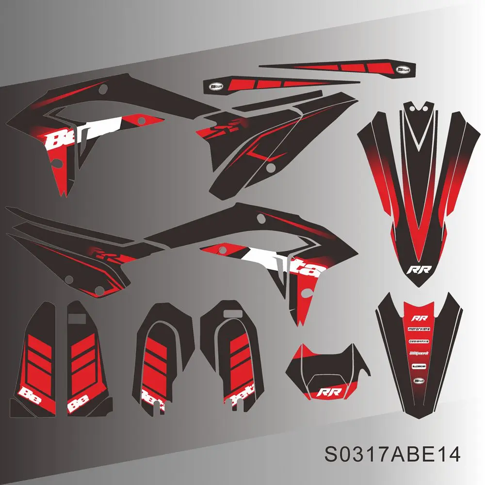 

Для BETA X TRAINER X-TRAINER XTRAINER 250 300 2023 2024, графические наклейки, наклейки для мотоцикла, фон на заказ