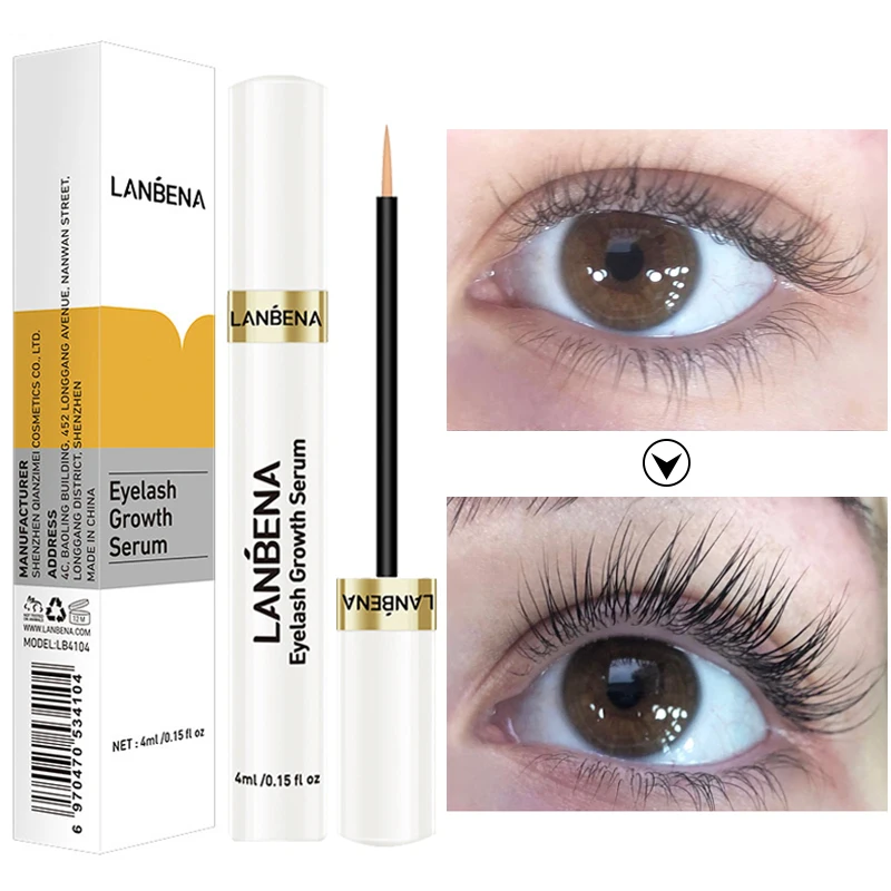 

4ml Eyelash Growth Liquid Serum Longer Fuller Thicker Lashes Enhancer Nourishing Lengthening Eyelashes Essence Makeup Cosmetic