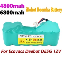 2022 de55 12v ni mh 6800mah batterie pack for ecovacs deebot de5g dm88 902 901 610 robotic staubsauger batterie teile zubeh%c3%b6r