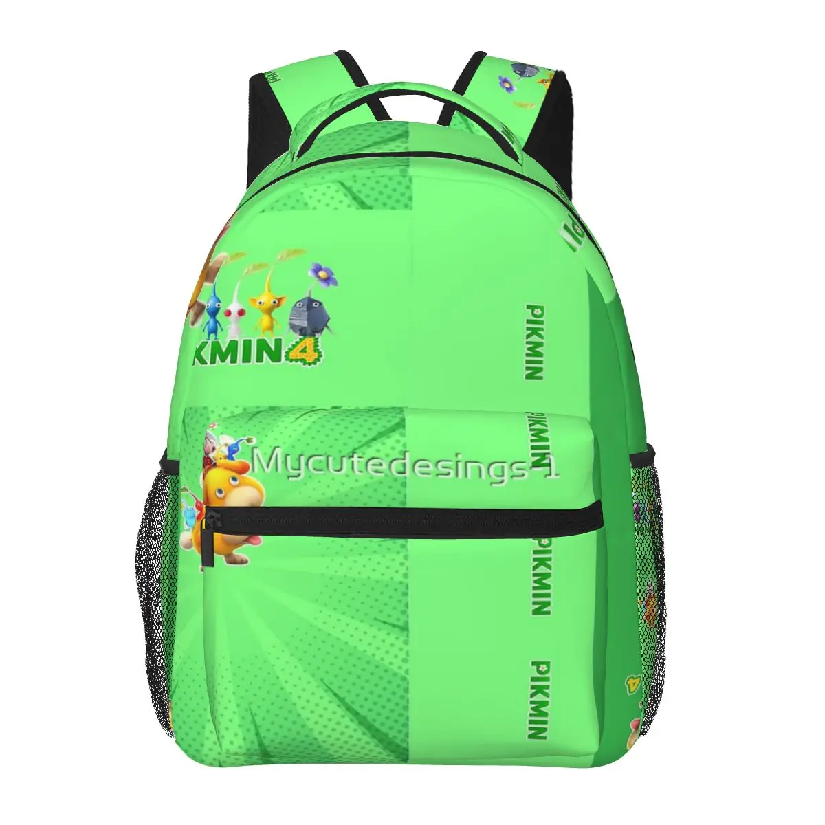 Pikmin 4 спасательный Мопс Oatchi 2023 зеленый повседневный рюкзак с логотипом