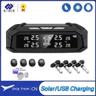E-ACE K11 6 сенсор s солнечное зарядное устройство USB TPMS система давления в шинах дисплей Авто давление в шинах Автомобильная сигнализация внешнее сенсорное устройство