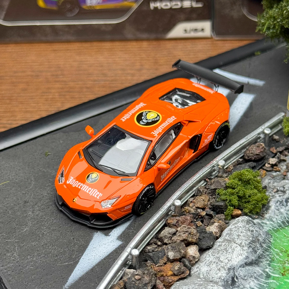 Фото Модель King, литая под давлением, масштаб 1/64, модель автомобиля из сплава Lamborghini, Lamborghini Lp700, игровые транспортные средства, игрушки для мальчиков, коллекция подарков №3