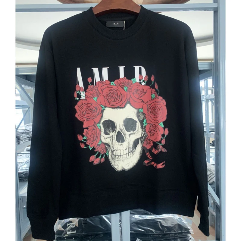 

Свитшот мужской оверсайз с длинными рукавами и круглым вырезом