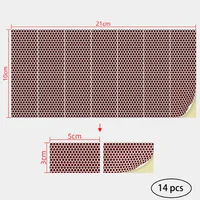 Самоклеящиеся тëрки для спичек. Обычно из них делают самодельные спичечные коробки.#1