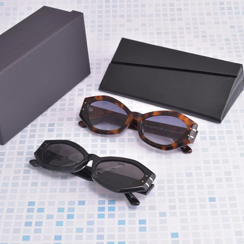 

luxury women Sunglasses trendy Acetate Polarizing UV400 lenses car driving outdoors Sun glasses for women With original case
