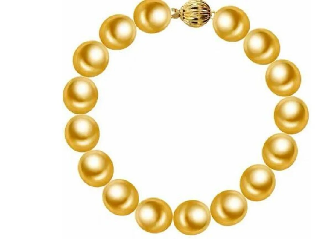 

gorgeous AAA++ 10-11mm south sea shell pearls round pearl bracelet 7.5-8"