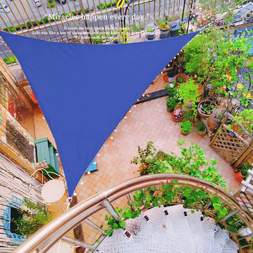 

Reliable Sun Shade Sail Anti-UV Easy Installation Heavy Duty Shade Sail Tear-resistant Sun Shade Canopy Garden Supply
