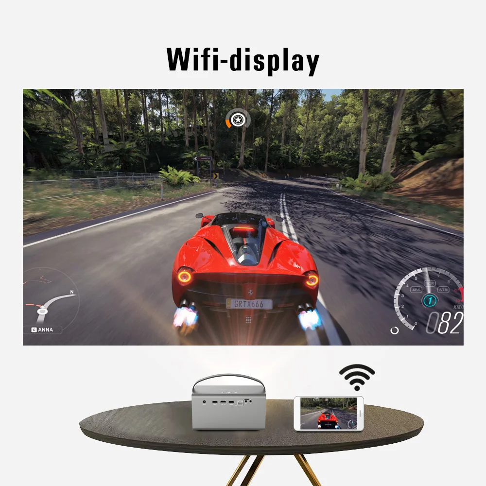 Мини-проектор BYINTEK R17 Pro 300 дюйма Android Wi-Fi 1080P |