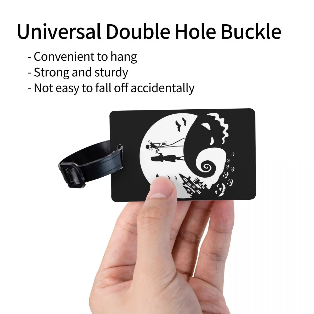 Кошмар перед Рождеством багажные бирки для чемоданов Хэллоуин фильм Джек Skullington