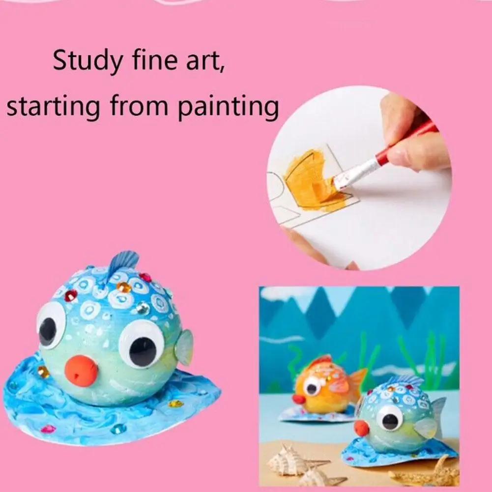 

Детская игрушка для рисования в виде рыбы, из пенопласта, T0h8