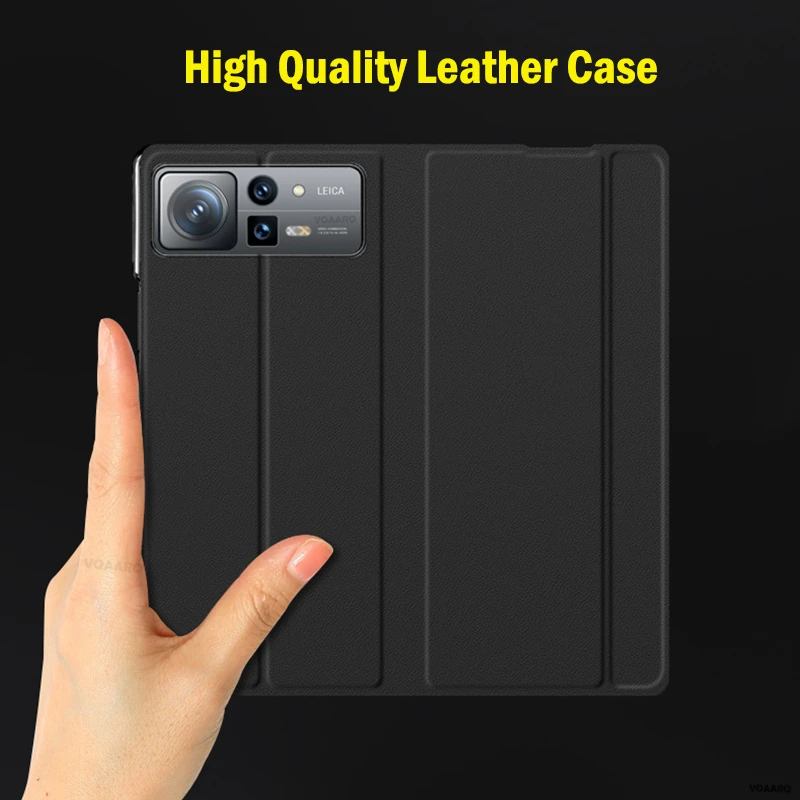 For Xiaomi Mix Fold 2 Case Wake Up Sleeping Flip Leather Cover for Xiaomi Mix Fold 2 5G Filp Case with Kickstand Funda Cover