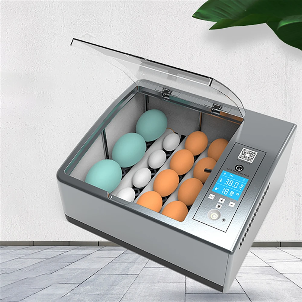 

Intelligent Automatic Eggs Incubator LCD Display Automatic Turning Temperature Control Farm Brooder for Chicken Duck Quail Bird