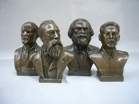 wholesale bronze copper top limited collection soviet union great leader vladimir lenin marx friedrich engels stalin statue