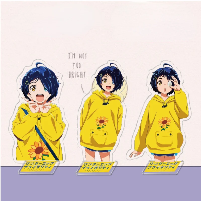 

WONDER EGG PRIORITY Woman Toy Figures Cartoon Man Toys Figure Anime Acrylic Stand Model Ohto Ai Fashion Cartoon Desktop Jewelry