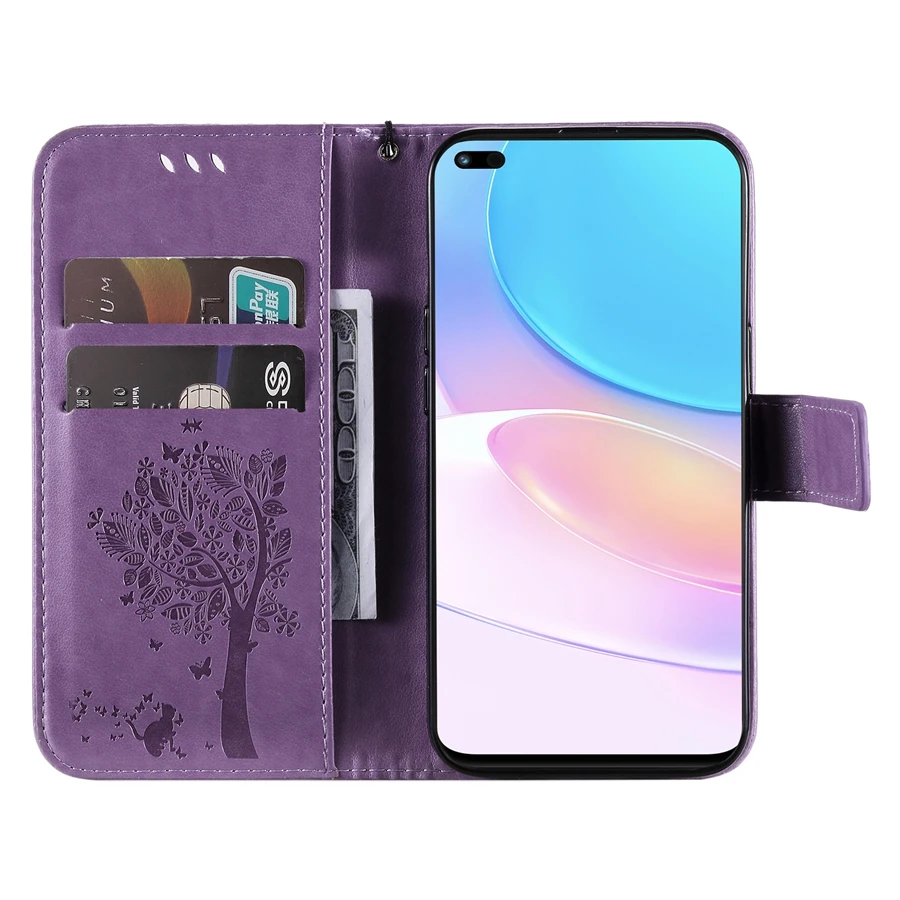 Кожаный чехол-бумажник для Honor 50 Lite 20 10X 7A Huawei P50 Pro P40 P30 P20 P Smart 2021 2020 2019 | Мобильные