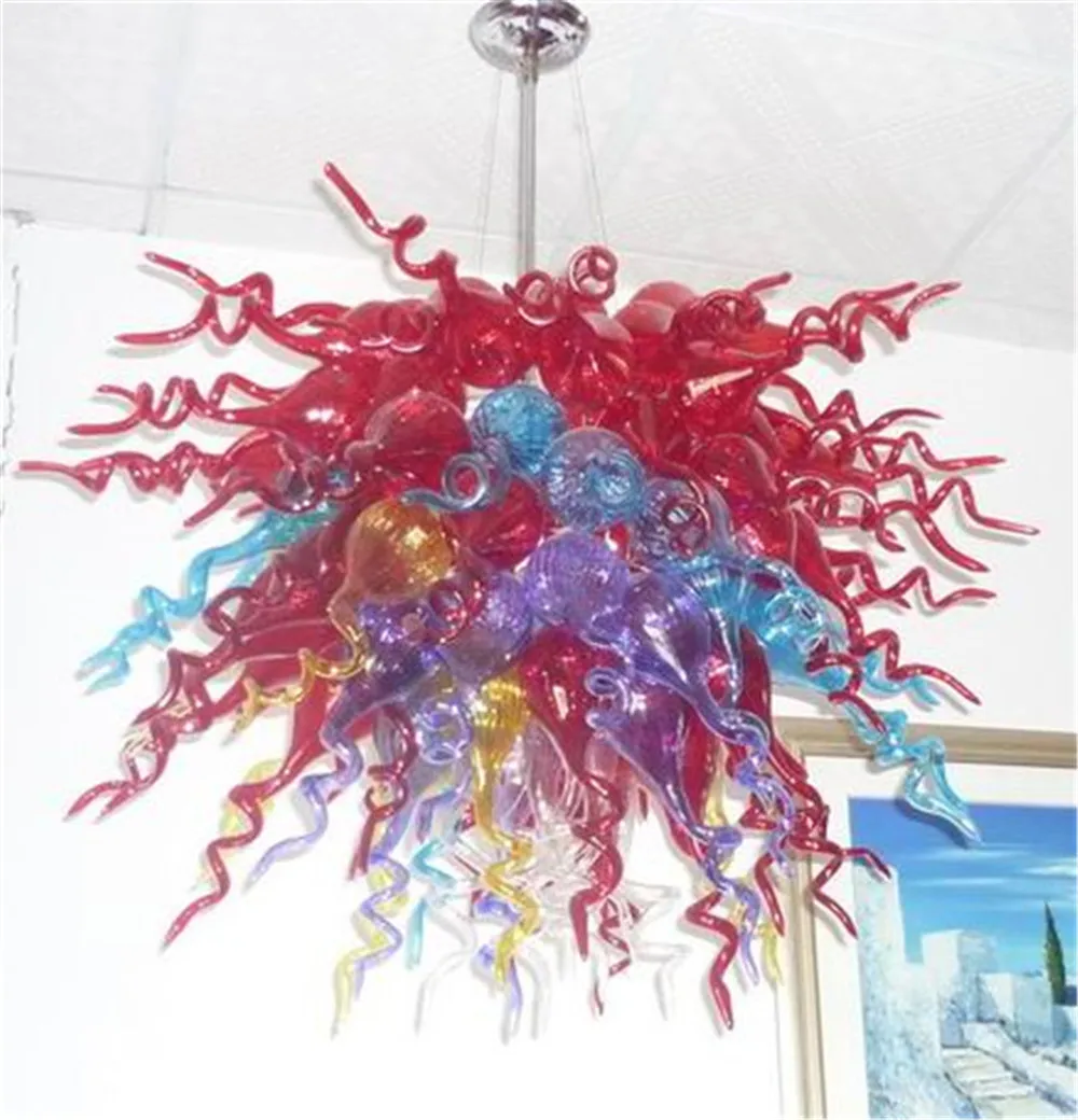 

100% Hand Blown Glass G9 LED Chandelier Lighting for Kitchen Living Room