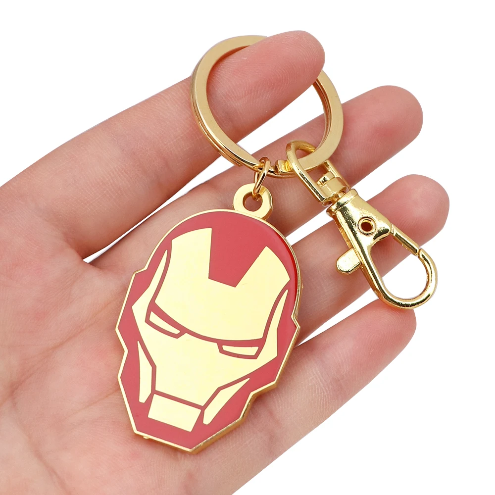 Крутой брелок в стиле аниме мстители Железный человек Капитан Америка детская