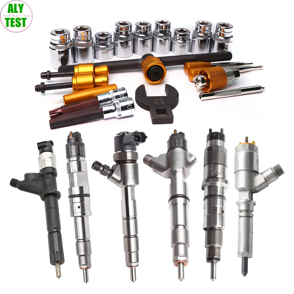 

Nozzle Decomposition Tool Injector Remover Tools 22pieces Wrench and Socket Included In The Set Common Rail Injector Disassembly