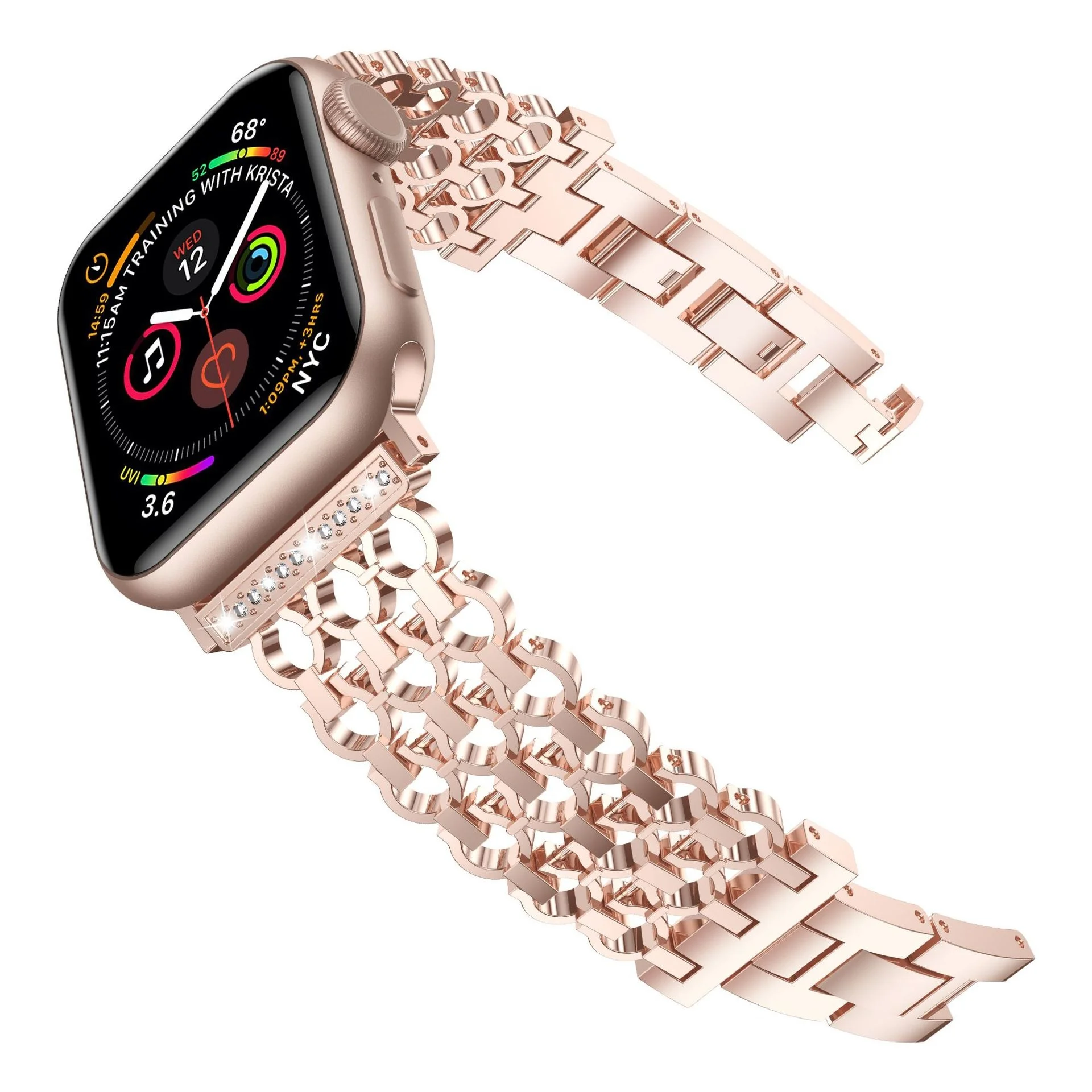 

Band For Applewatch Stainless Steel Metal Watch Iwatch 1-8 Mesh Self Detachable Apple Strap 38 40 41 42 44 45 49mm