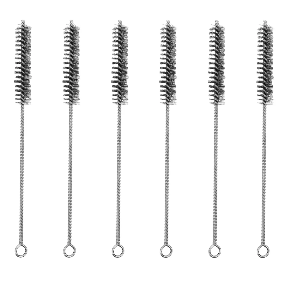 

6 Pcs Flexible Cleaning Brush Pipe Cleaner Sewer Dredging Stainless Steel Wire Drain Tool