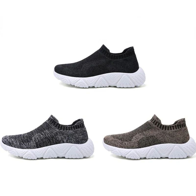 Men Shoes Breathable Walking Casual Shoes Sneakers Slip-on Breathable Outdoor Footwear Non-slip Workout Shoes Zapatillas Hombre