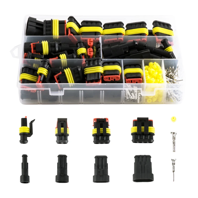 

1/2/3/4/5/6 pin plug kit waterproof connector kit car wire quick connector car wire car sealed socket