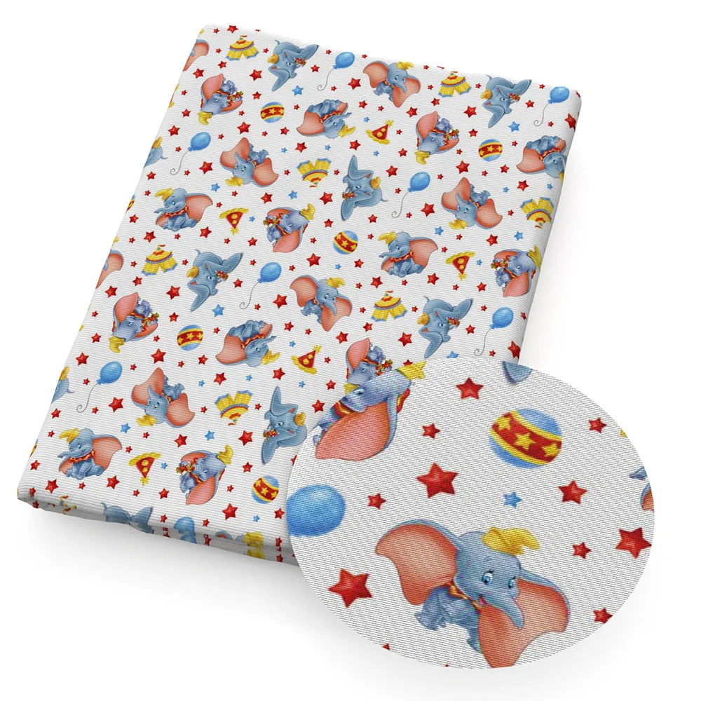 Слон Disney Дамбо 50*145 см полиэстер хлопок/Чистый хлопок/ткань для купальников шитья