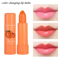 1pc colour changing peach jelly lipstick long lasting nourishing fades lip wrinkles brighten lip prevents dryness lips skin care
